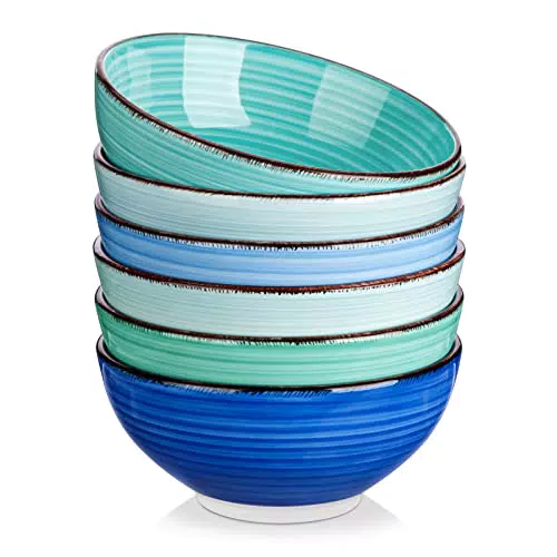 Vancasso Bonita Suppenschalen aus Steinzeug - Salatschüssel und Pastaschalen Set