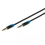 Vivanco Stereo Klinkenkabel 3,5 mm für Smartphone und Tablet, extra schlank
