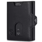 VON HEESEN Slim Wallet mit Münzfach & RFID-Schutz - Mini Geldbörse Herren & Damen - Kartenetui Kreditkartenetui - Portmonee Geldbeutel Portemonnaie klein