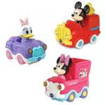 Vtech TUT TUT Baby Flitzer Disney Set - Feuerwehrwagen, Eiswagen, Cabrio