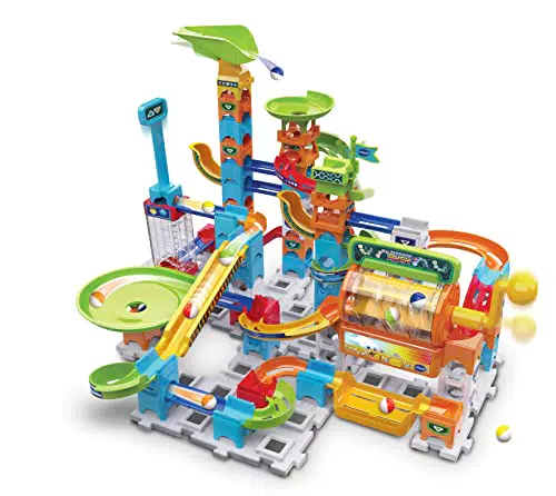 VTech Marble Rush Action Set L100 E – Interaktives Kugelbahn-Set für Kinder 4-12 Jahre