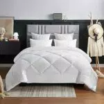 WAVVE Steppdecke Winter XXL 450gsm Mikrofaser Duvet für optimale Wärme