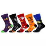 WeciBor Herren Socken Lustige Motive – Ideal als Geschenk zu Halloween
