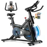 Wenoker Heimtrainer Fahrrad – Leises Ergometer mit App und Magnetwiderstand