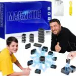 Whaline Magnetisches Schachspiel, Tragbares Schachspiel für Erwachsene