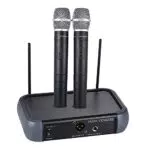 Brandname Funkmikrofon-Set mit VHF Dual Channel und Echo-Funktion für Karaoke