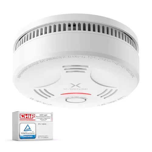 X-Sense Rauchmelder SD11 mit 10 Jahren Batterie und TÜV Rheinland Zertifizierung