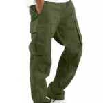 YAOHUOLE Herren Strandhose mit Taschen und Kordelzug – leichte Cargo Hose