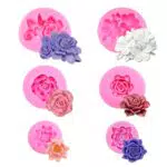 YIIWONI 3D Silikonformen Rosen für Kuchen- und Schokoladendekoration