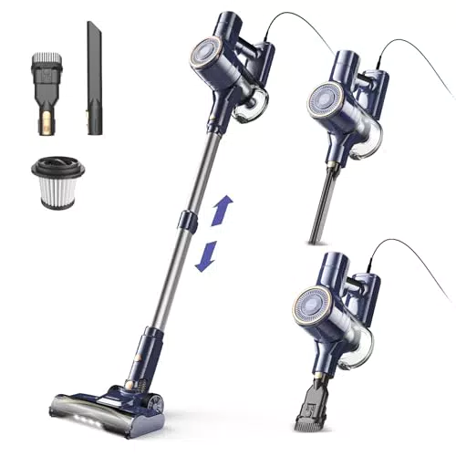 YISORA Staubsauger, 6-in-1 Stielstaubsauger & Handstaubsauger mit 6M Kabel