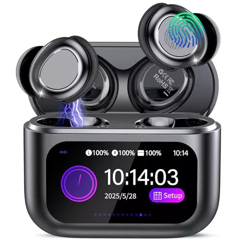 ZYHKON Bluetooth Kopfhörer mit HiFi Sound und ENC Noise Cancelling