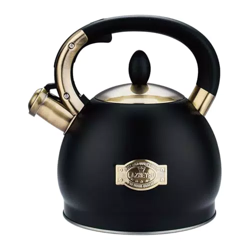 Edelstahl Flötenkessel für Induktion und alle Herdarten – Wasserkessel Teekessel