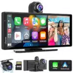 Carpuride W903 Kabelloses Carplay & Android Auto mit 4K Dashcam, 9,3 HD-Display
