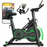 SLUNSE Heimtrainer Fahrrad mit App, Magnetwiderstand, Ergometer & LCD-Display