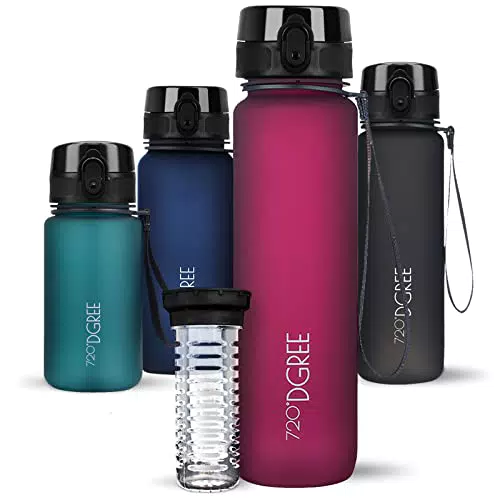 720°DGREE uberBottle Trinkflasche 1l - BPA-frei, leicht und stoßfest für Sport und Outdoor
