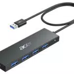 Acer USB 3.0 Hub mit USB-C Power, 4-Port Adapter für PC, MacBook, iMac