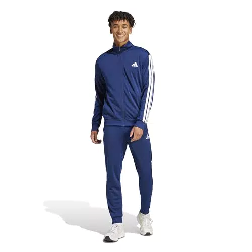 adidas Herren Sportswear Basic 3 Stripes Trainingsanzug