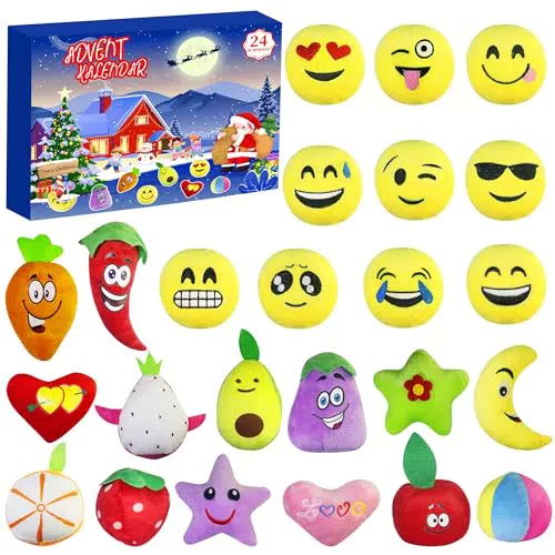 Adventskalender 2025 für Kinder – Kuscheltiere Weihnachten Geschenk & Deko