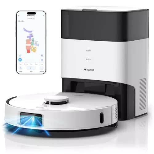 AIRROBO T30+ Saugroboter mit Wischfunktion, LiDAR Navigation und App Steuerung