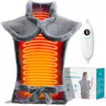 ALLJOY Heizkissen für Rücken, Schulter und Nacken mit 6 Heizstufen und Timer