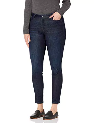 Amazon Essentials Kurvige Damen Skinny-Jeans mit mittelhohem Bund