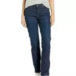 Amazon Essentials Damen Jeans mit geradem Schnitt und mittelhohem Bund