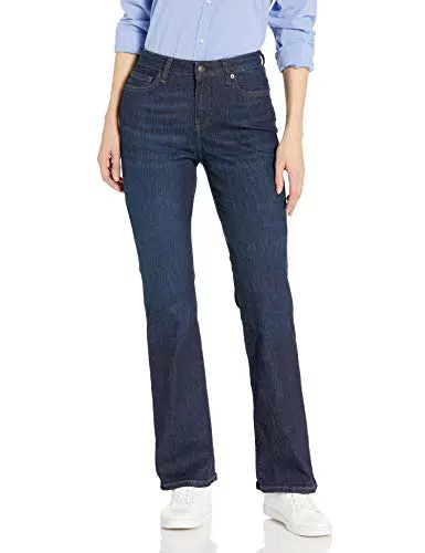 Amazon Essentials Damen Slim Bootcut Jeans mit Stretch und mittlerem Bund
