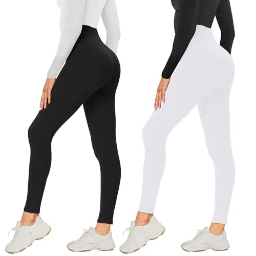 AMIYOYO High Waist Leggings Damen – Blickdicht und elastisch für Sport und Freizeit
