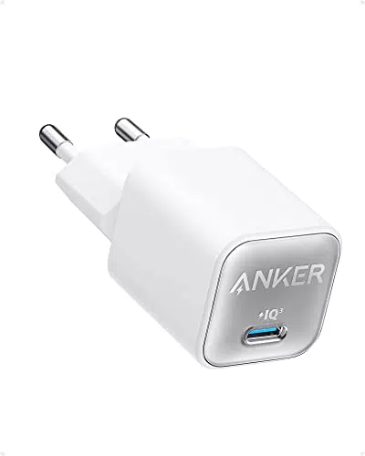 Anker USB C GaN Charger 30W, 511 Ladegerät, PIQ 3.0 PPS Schnellladegerät