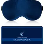 Aosun Seiden Schlafmaske für Seitenschläfer, 22 Momme