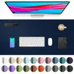 Aothia Schreibtischunterlage aus Leder – Rutschfester Schreibtischschutz für Büro und Zuhause