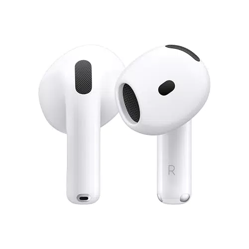Apple AirPods 4 Kabellose Bluetooth Kopfhörer mit 3D Audio und USB-C Ladecase