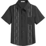 Arshiner Jungen Kurzarm Hemd aus Leinen und Baumwolle für Sommer und Freizeit