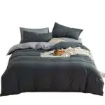 AShanlan Bettwäsche Mikrofaser mit Reißverschluss, weich und pflegeleicht