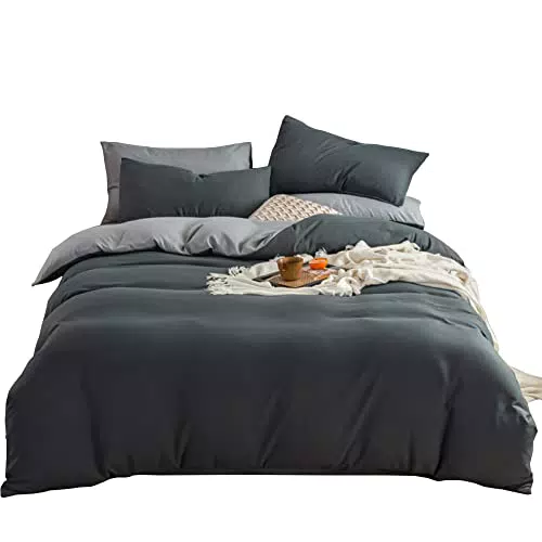 AShanlan Bettwäsche Mikrofaser mit Reißverschluss, weich und pflegeleicht