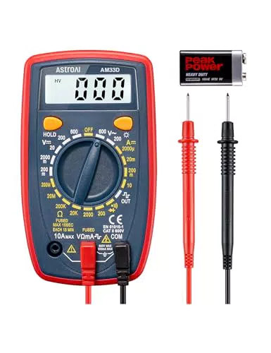 AstroAI Digital Multimeter für AC/DC Spannung, Strom, Widerstand und Diode