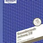 AVERY Zweckform 318 Kassenbestandsrechnung A5 – Buchhaltung & Tageseinnahmen DE/AT