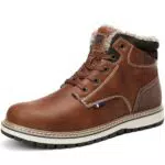 AX BOXING Winterschuhe Herren Gefüttert Rutschfest Winterstiefel Outdoor