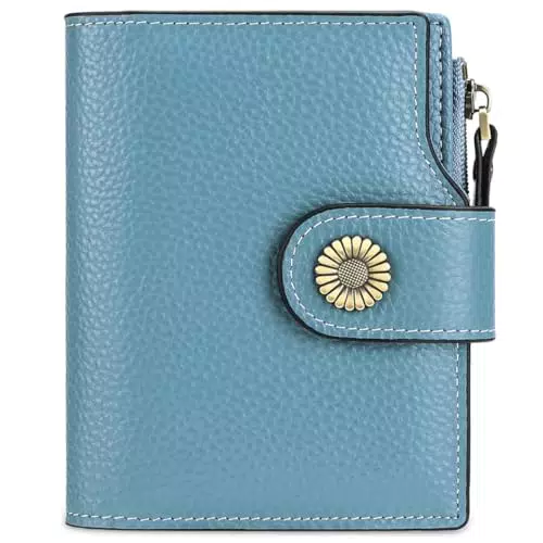 Bailonda Damen Portemonnaie Klein – Kompaktes PU Leder Portemonnaie für Frauen