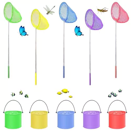 Begonia Kescher Set für Kinder – Teleskop Fangnetz für Garten & Naturentdeckung