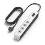 Belkin Steckdosenleiste mit Überspannungsschutz und 2 m Verlängerungskabel