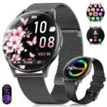 BENYAR Smartwatch Damen 2025 – Ultra-dünn, Fitnessuhr, Always-On, IP68, 100+ Sportmodi