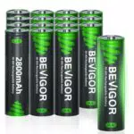 BEVIGOR AA Akkubatterien 2800mAh 1.2V NiMH wiederaufladbar hohe Kapazität