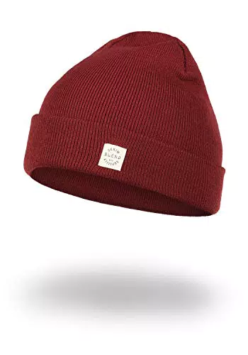 Blend Scam Herren Beanie Wintermütze Unisex mit Logobadge