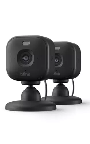 Blink Mini 2K+ Sicherheitskamera mit Nachtsicht, 4-fach-Zoom & Alexa-Kompatibilität