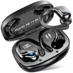 Bluetooth Sport Kopfhörer kabellos mit 3D-Stereo, Noise Cancelling, wasserdicht