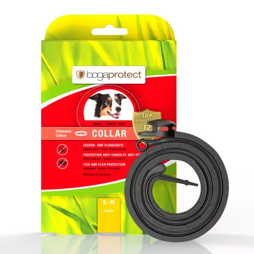 bogaprotect Floh- und Zeckenhalsband für Hunde – Natürlicher Schutz bis zu 12 Wochen