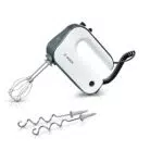 Bosch Handrührer Styline MFQ49300 mit Edelstahlsbesen und Knethaken, 850W