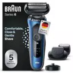 Braun Series 6 Elektrorasierer mit Präzisionstrimmer, kabellos, wasserdicht
