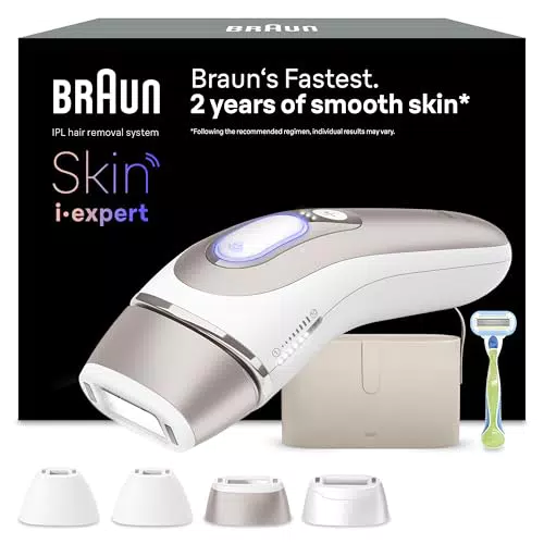 Braun IPL 7 Skin i·expert Haarentfernungsgerät für Damen mit Gratis App